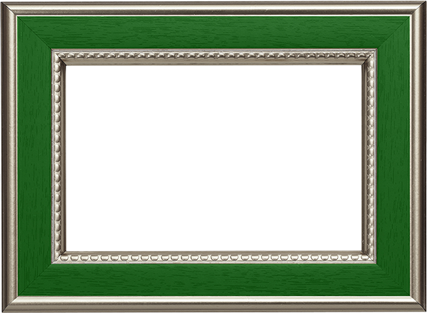 Rectangle Green Frame Png Image (white, green)