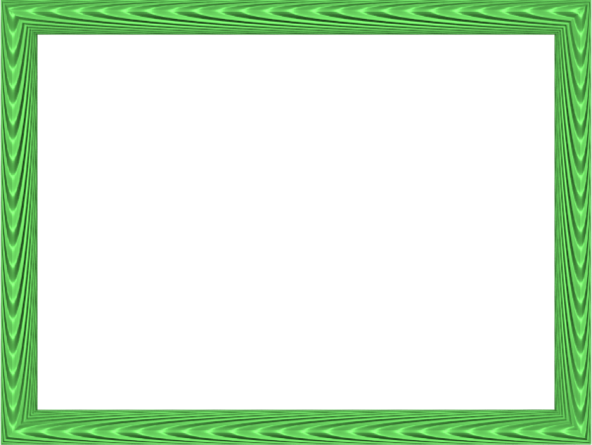 Rectangle Green Frame Png Transparent Image (gray)