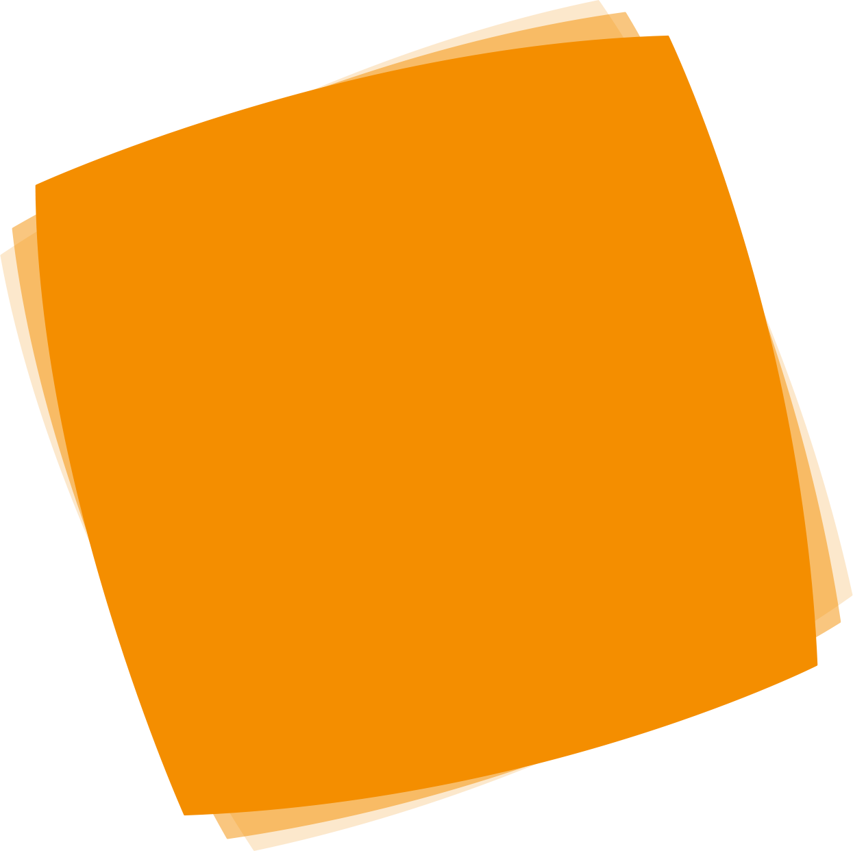 Rectangle Shape (black, orange, white)