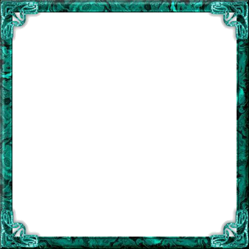 Rectangle Teal Frame Png Hd (lavender, white)