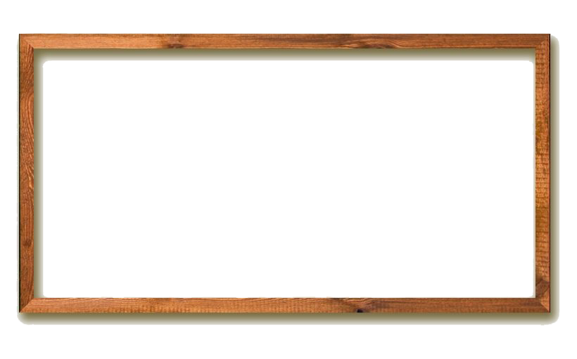 Rectangle Wooden Frame Png Image (beige, gray, white, silver)