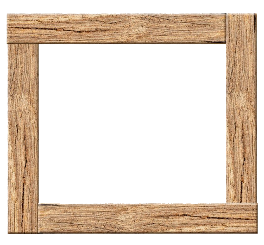 Rectangle Wooden Frame Png (salmon, white)