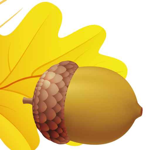 Vector Acorn Png Clipart (black, white, gray, gold)