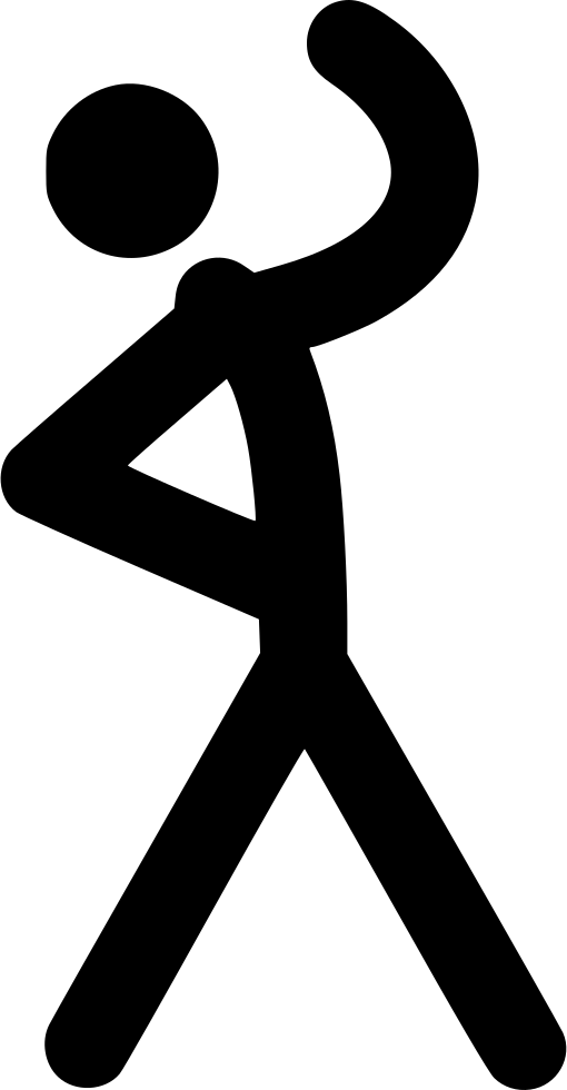 Vector Aerobics Png Clipart (black, white)