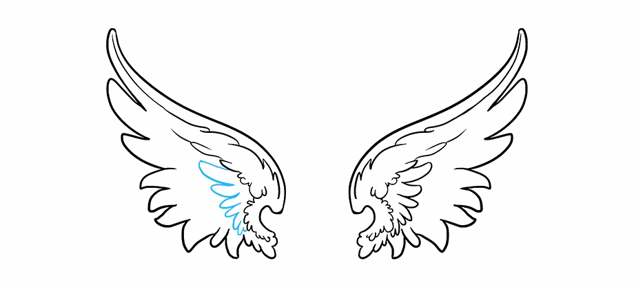 Vector Angel Wings Transparent Png (white)