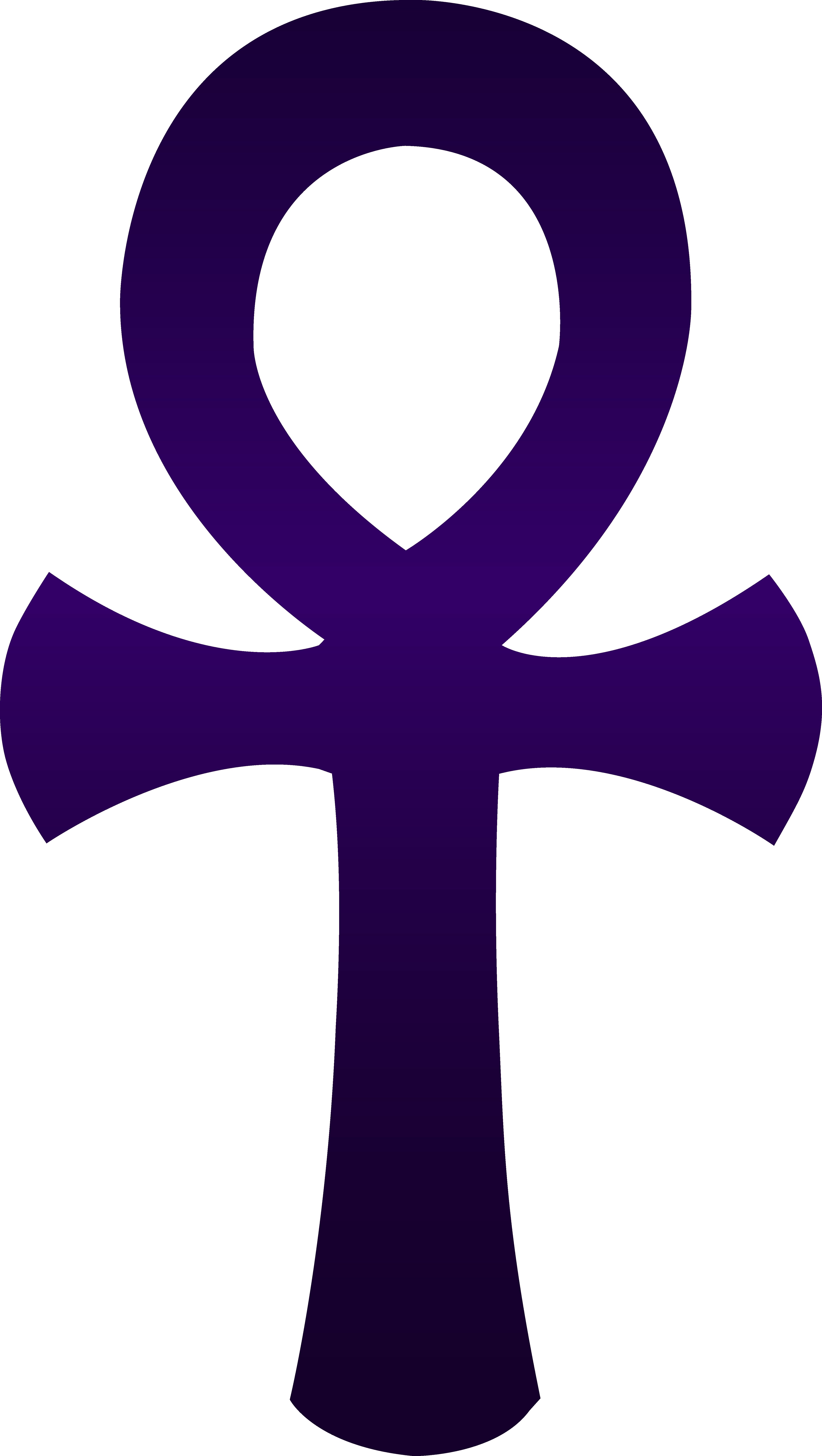 Vector Ankh Png Hd (black, white, indigo)