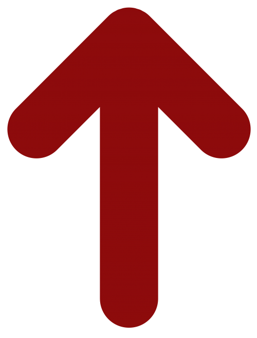 Vector Arrow Up Png Picture (black, maroon)