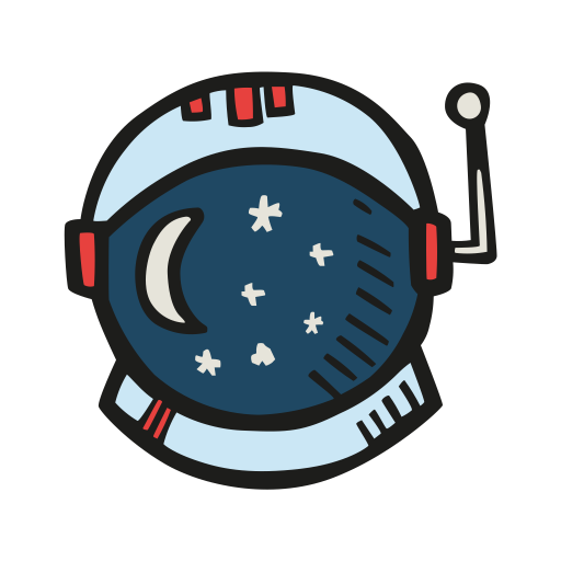 Vector Astronaut Helmet Png Clipart (black, teal, lavender)