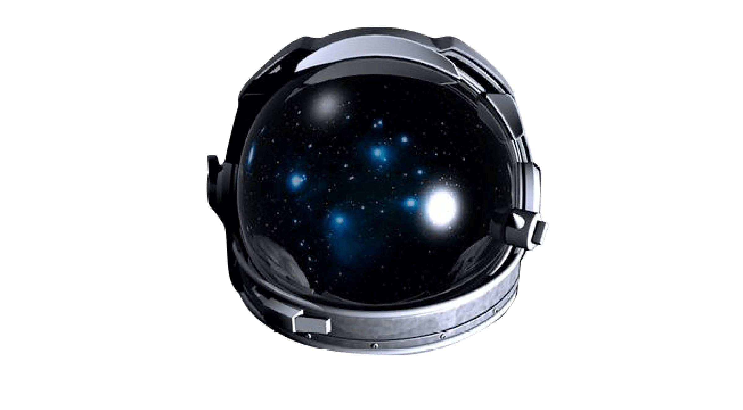 Vector Astronaut Helmet Png Download Image (black)