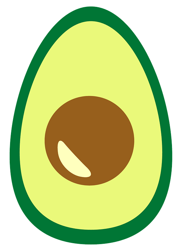 Vector Avocado Png Transparent (gray, mint, olive, green)