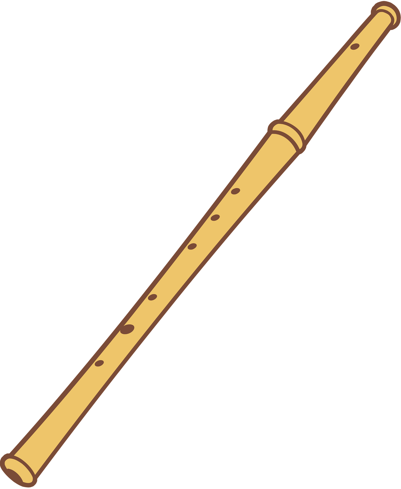 Vector Bamboo Flute Clipart Transparent Png (gray, salmon)