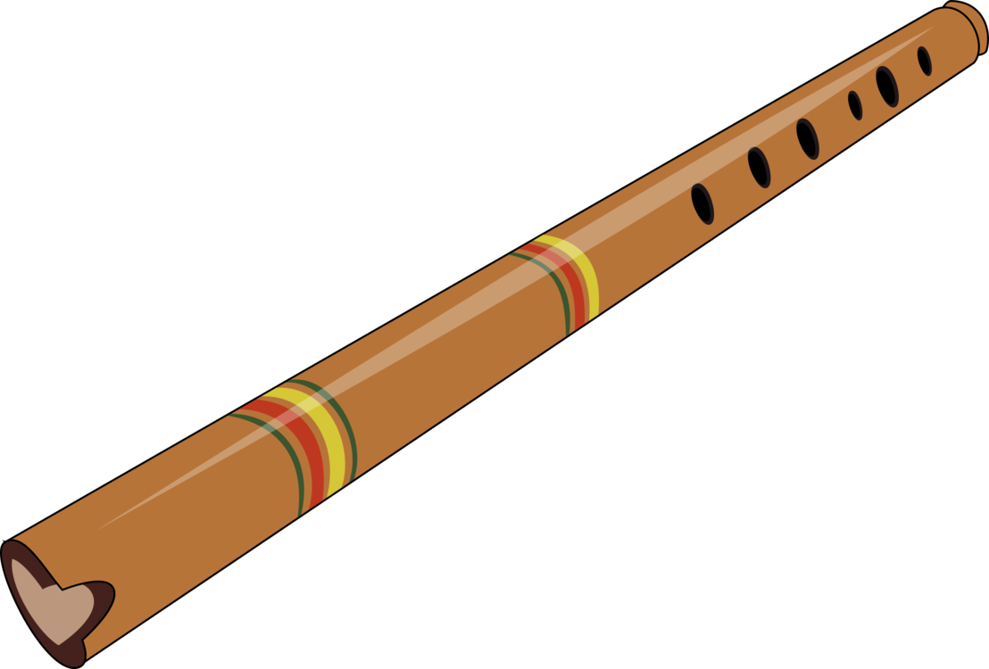 Vector Bamboo Flute Transparent Png (black, chocolate)