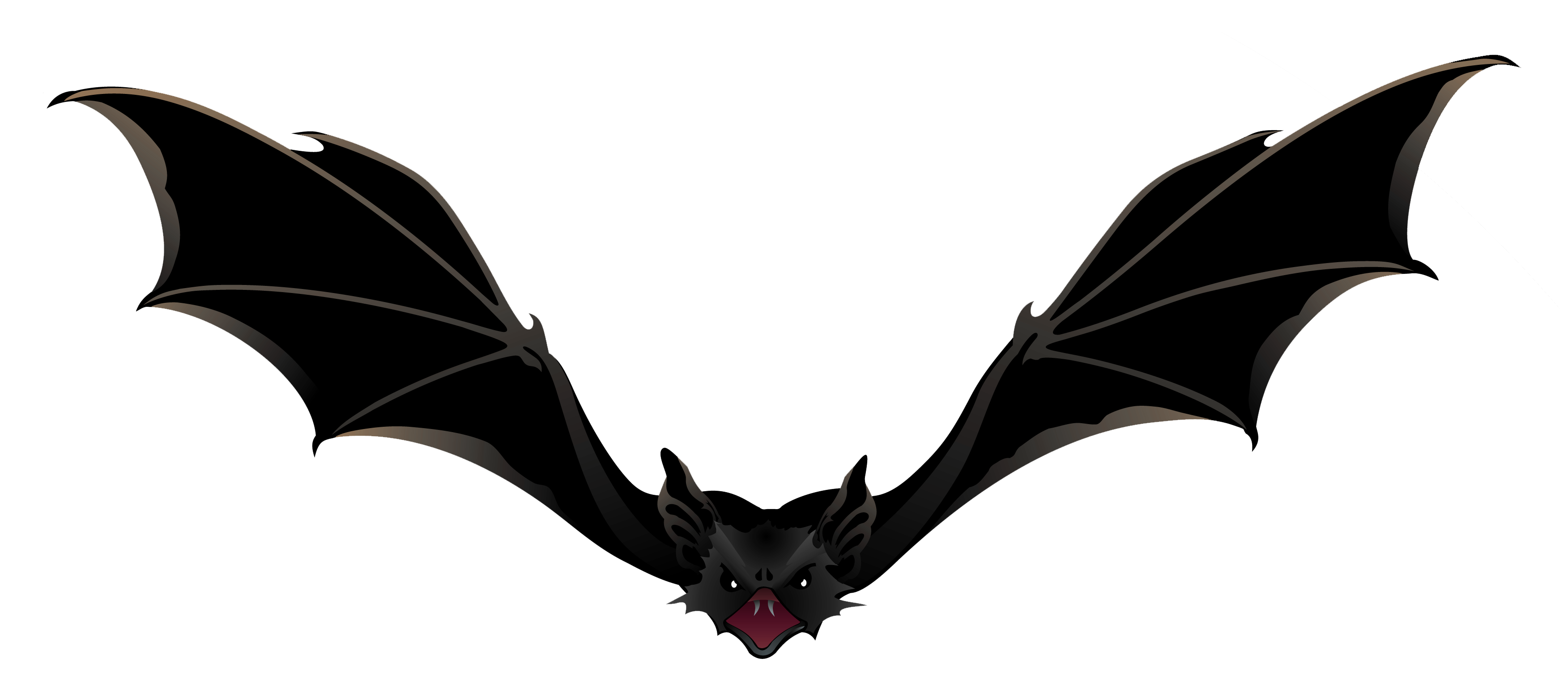 Vector Bat Transparent Png (black, white)