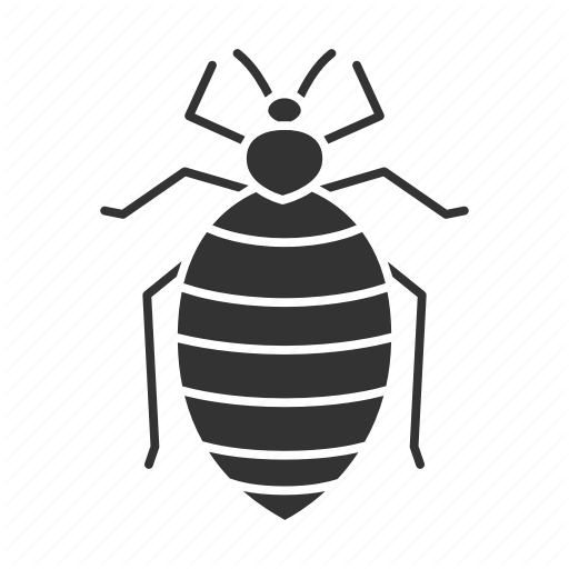 Vector Bed Bug Png Transparent Image (black, indigo)