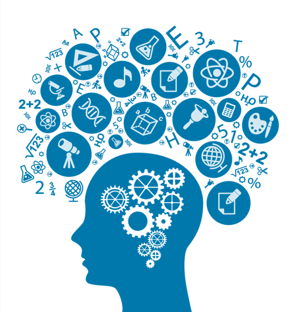 Vector Brain Gears Transparent Png (gray, teal)