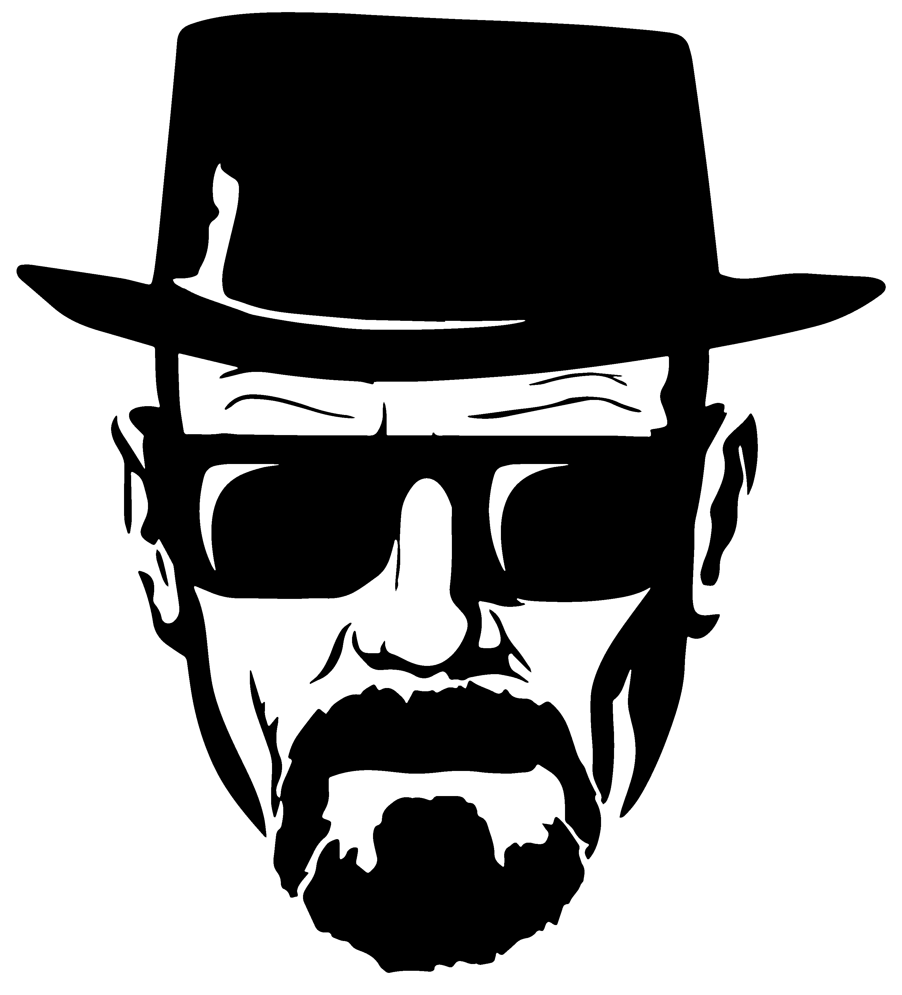 Vector Breaking Bad Png Clipart (black, white, lavender, silver)