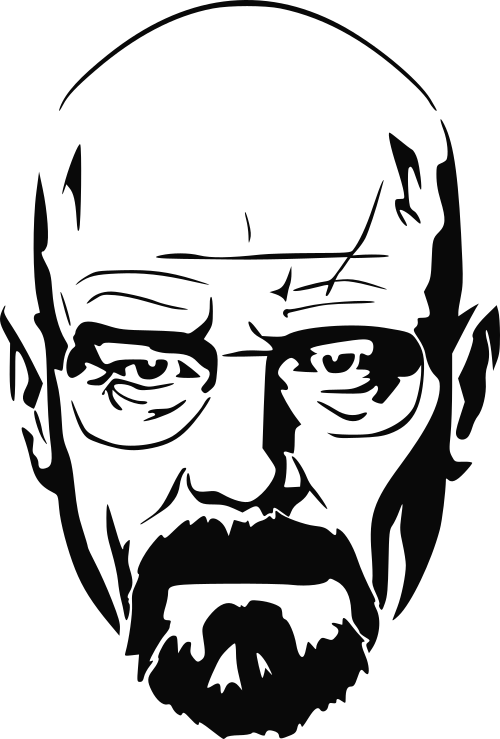 Vector Breaking Bad Png File (black)