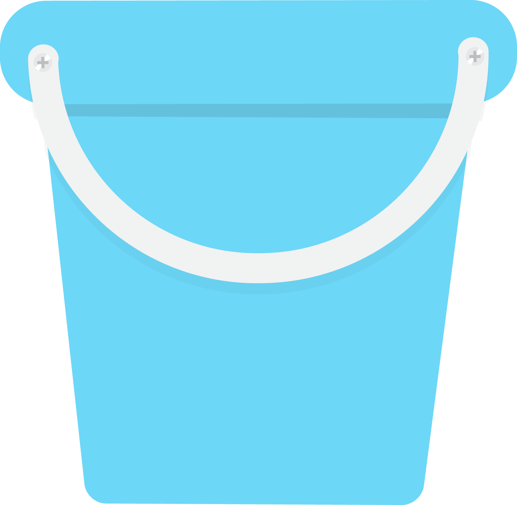 Vector Bucket Png Photos (silver, white, mint, lavender)