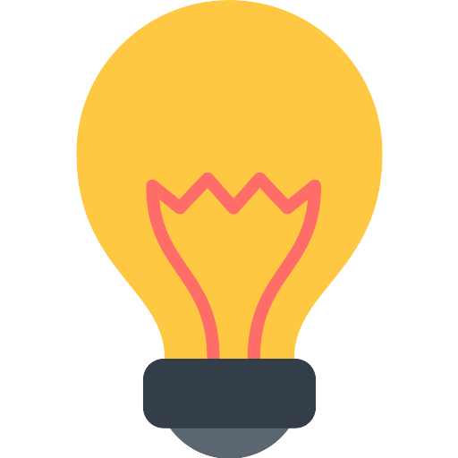 Vector Bulb Transparent Png (gold, gray, indigo, black, salmon)