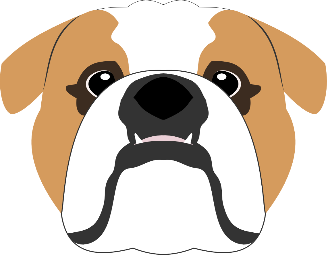 Vector Bulldog Png Photos (black, salmon, white)