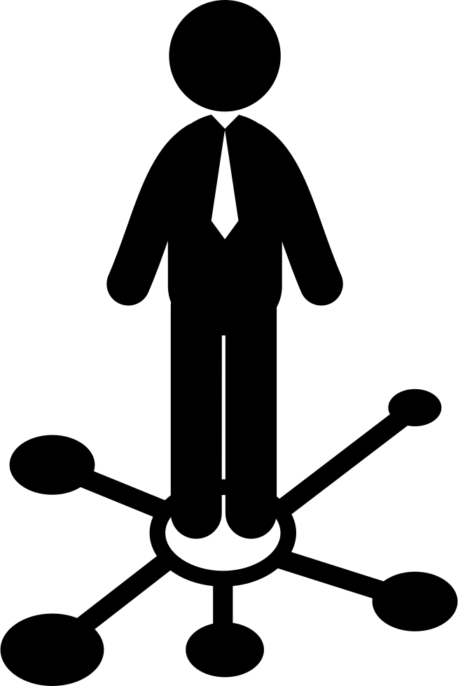 Vector Business Man Standing Png Image (white, gray, black)