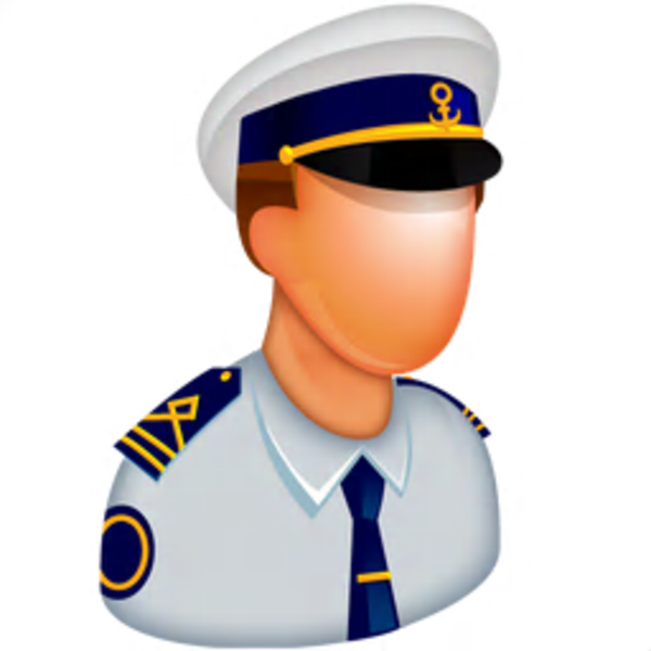 Vector Captain Navy Cap Png Photos (black, silver)