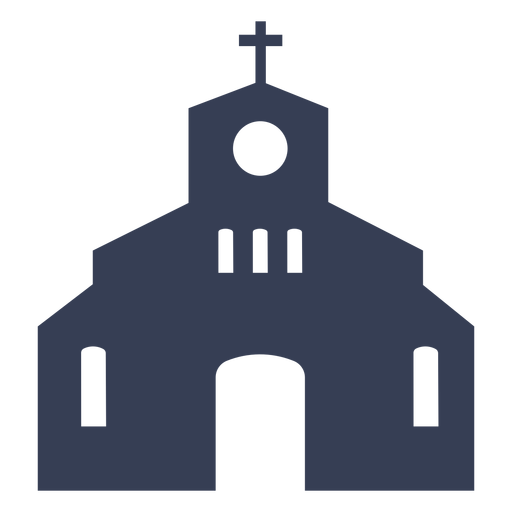 Vector Cathedral Church Png Transparent Image (black, indigo)