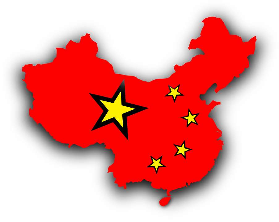 Vector China Map Png Photos (black, red)