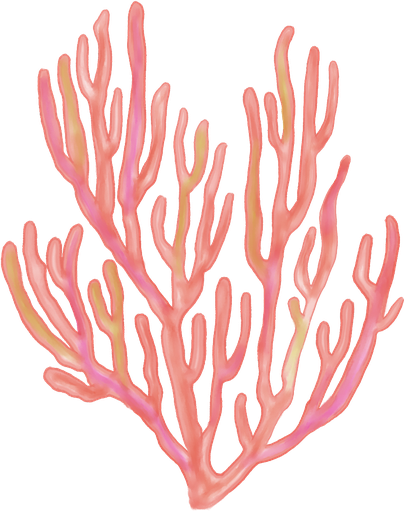 Vector Coral Reef Png Clipart (black, salmon)