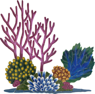 Vector Coral Reef Png File (black)