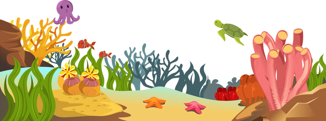 Vector Coral Reef Png Photos (gold, chocolate, gray, black, salmon)