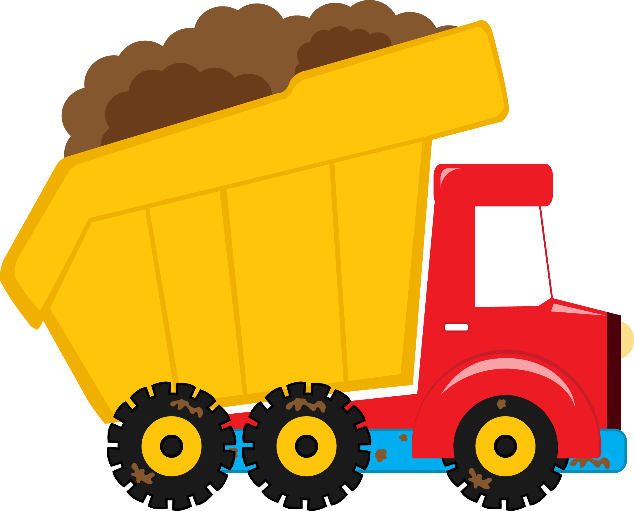 Vector Dump Truck Png Photos (red, black, maroon, gold, olive)