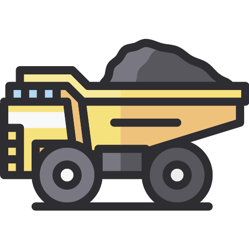 Vector Dump Truck Png Pic (black, gray, pink, salmon)