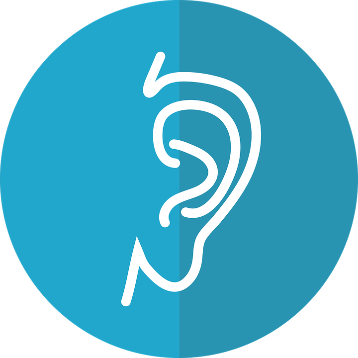 Vector Ear Transparent Png (teal, white, black)