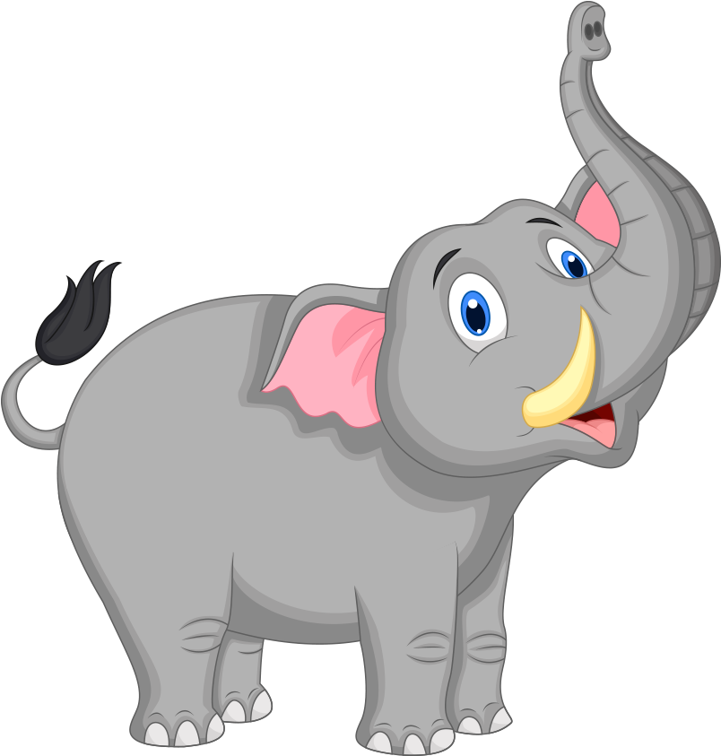 Vector Elephant Png Clipart (pink, gray, silver, black)