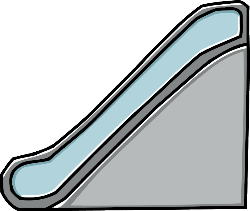 Vector Escalator Png Image (gray, white, silver)