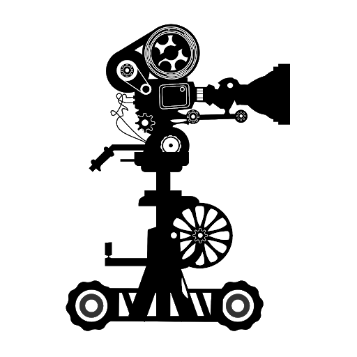 Vector Film Camera Transparent Png (black, white)