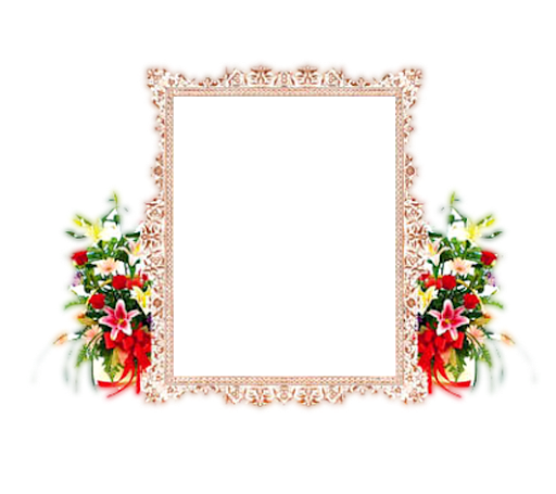 Vector Funeral Frame Transparent Background (white, beige, black)