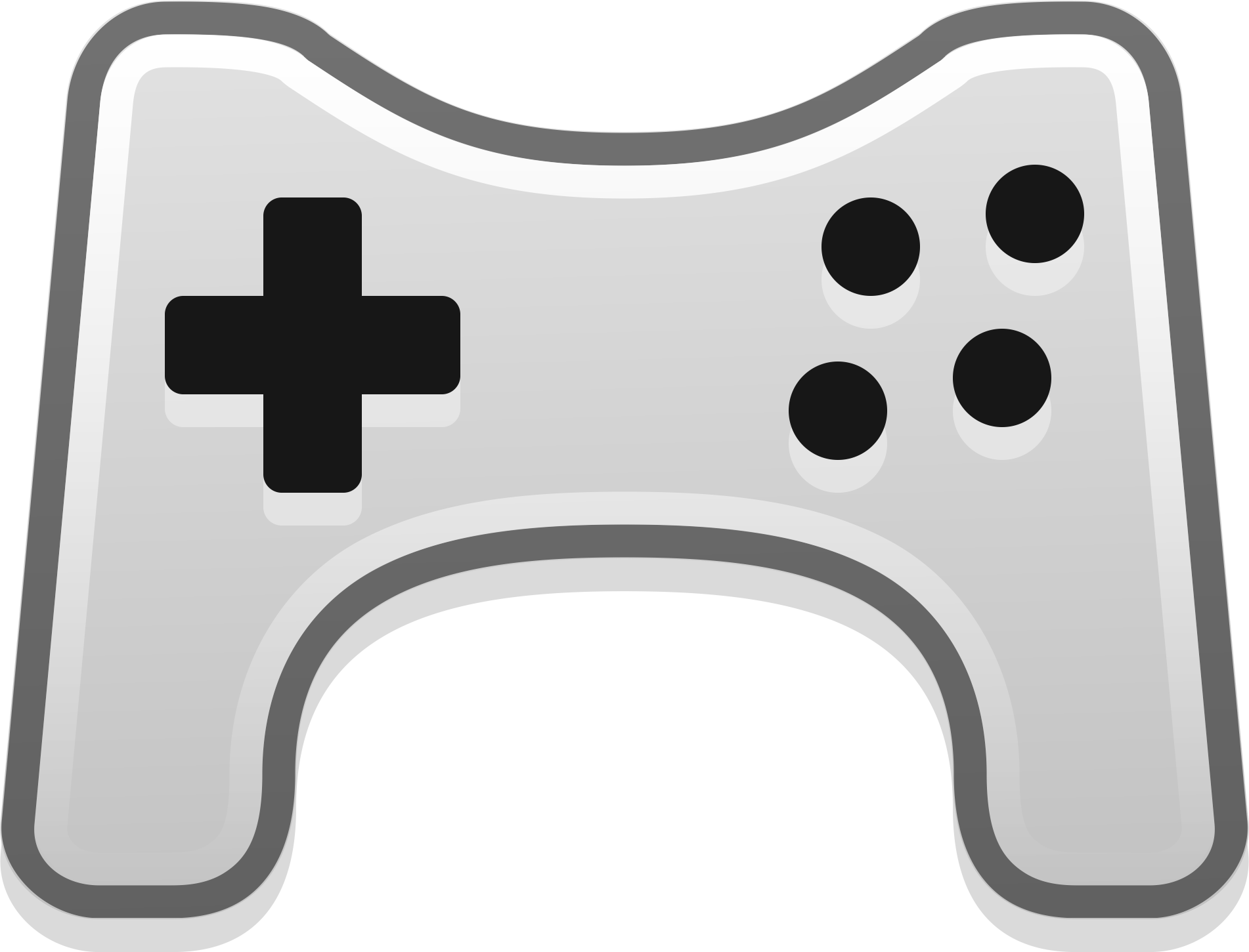 Vector Gamepad Png Transparent Image (lavender, silver, black)