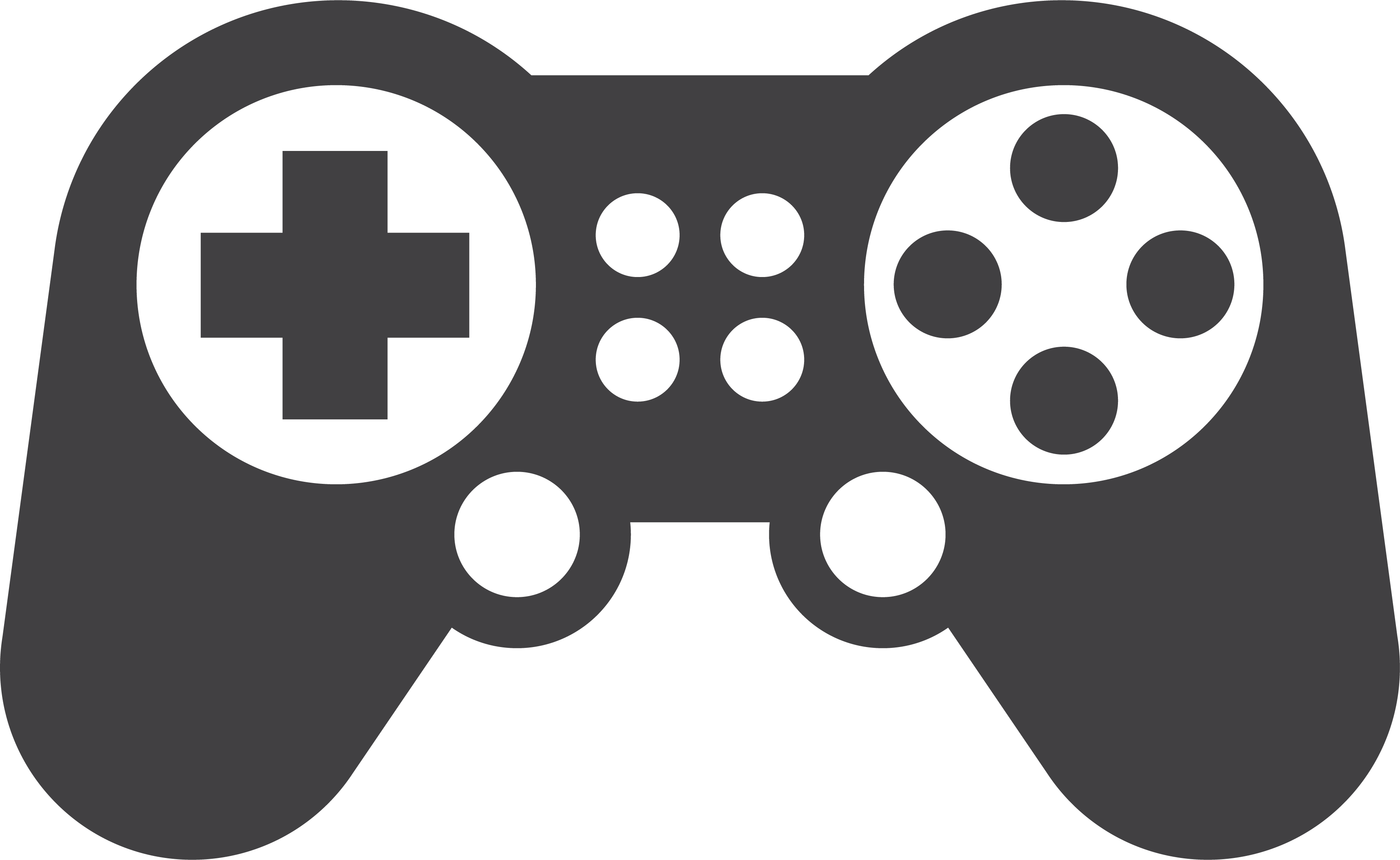 Vector Gamepad Transparent Png (white, indigo, gray)