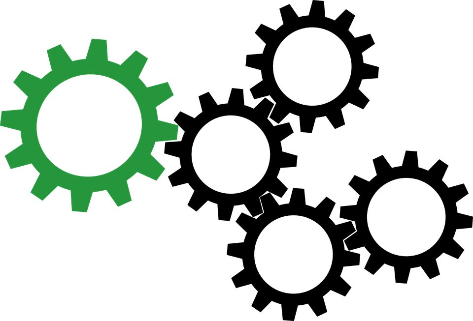 Vector Gears Png Picture (green, black)