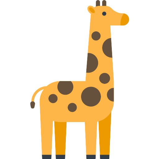 Vector Giraffe Png Hd 1 (olive, orange, salmon, black)