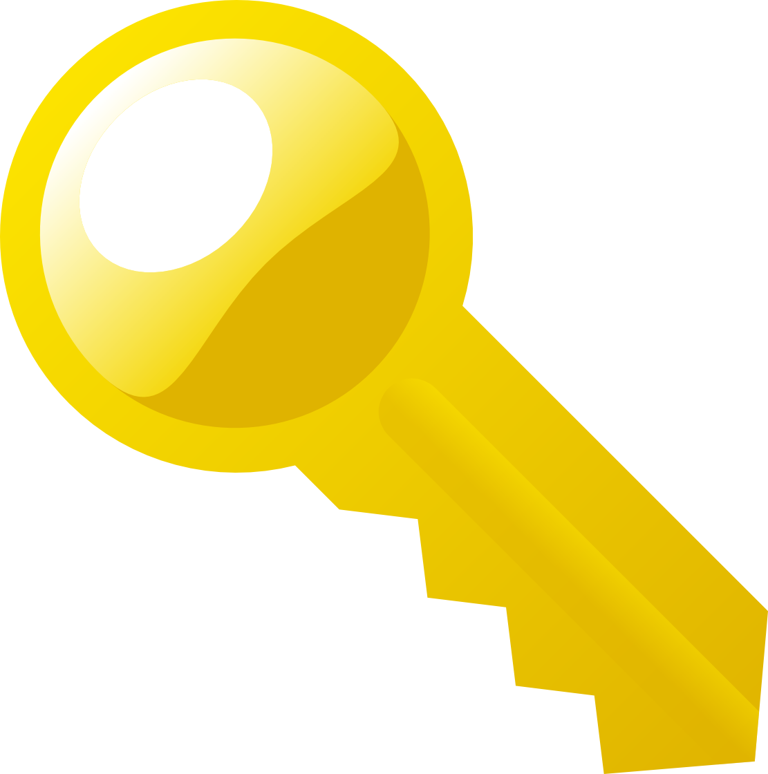 Vector Gold Key Png File (white, gold, orange)