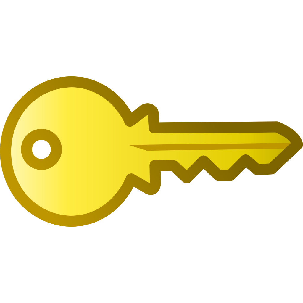 Vector Gold Key Png Photos (yellow, gold, black)