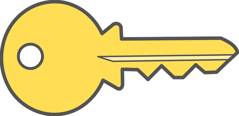 Vector Gold Key Transparent Png (white, gold, gray)