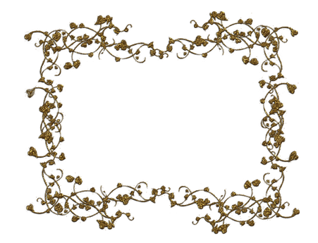 Vector Golden Frame Png Transparent Image (black)