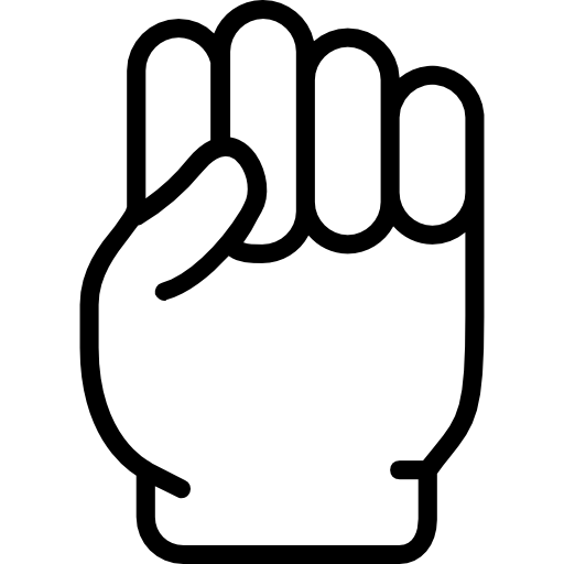 Vector Hand Punch Png Image (black, gray, lavender, white)