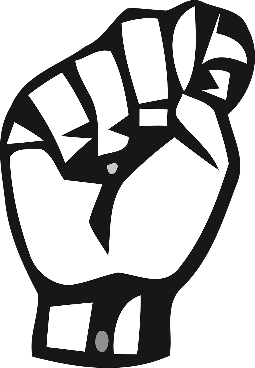 Vector Hand Punch Png Photos (black, white)