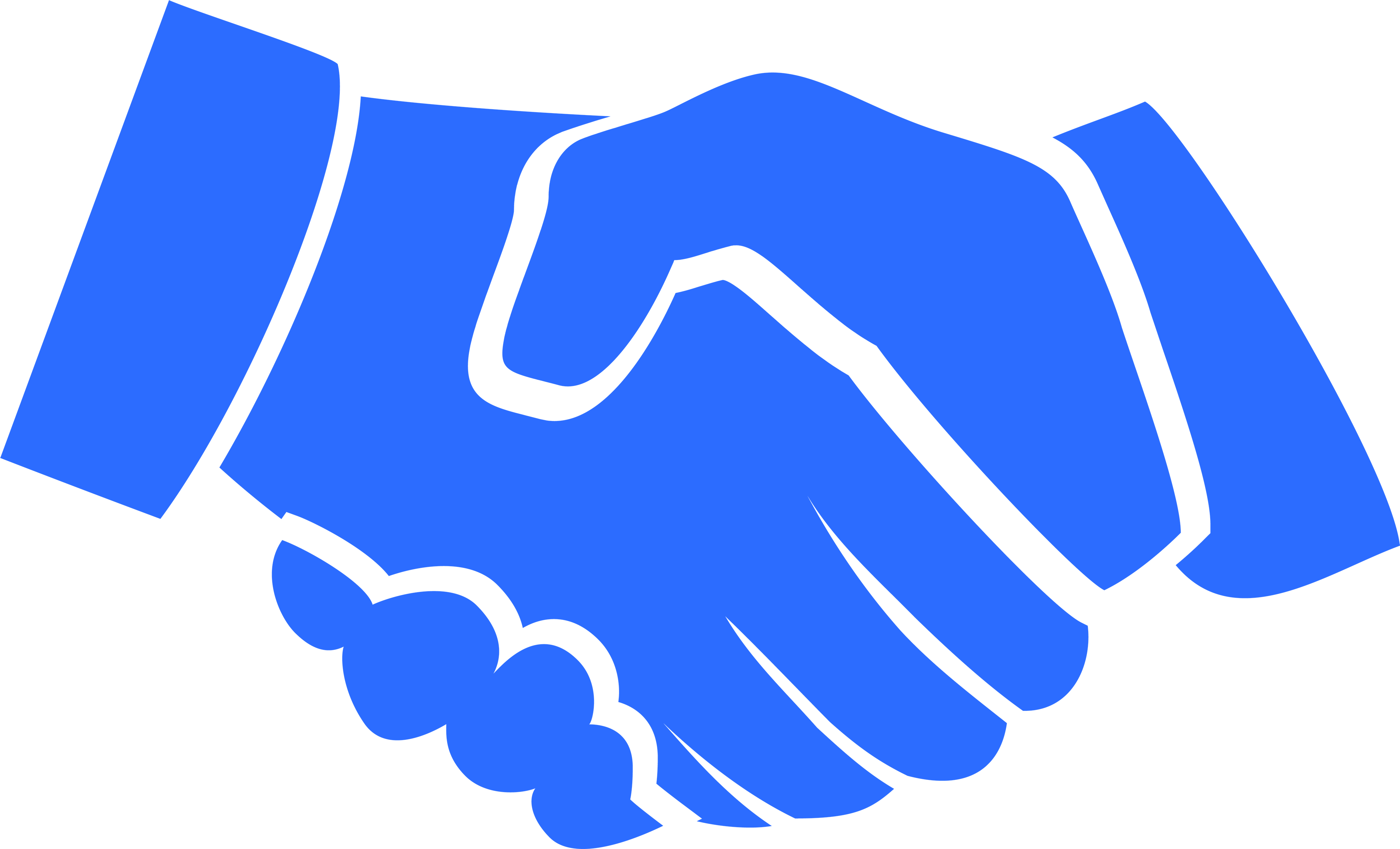 Vector Hand Shake Transparent Png (blue, black)