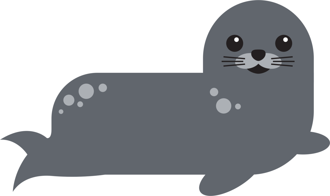 Vector Harbor Seal Png Photos (gray, black)